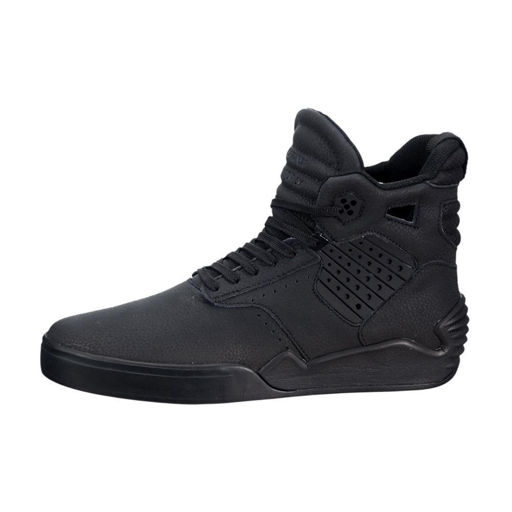 Baskets Montantes Supra SkyTop IV Noir Black/Red-Black Homme | YUF-54201726